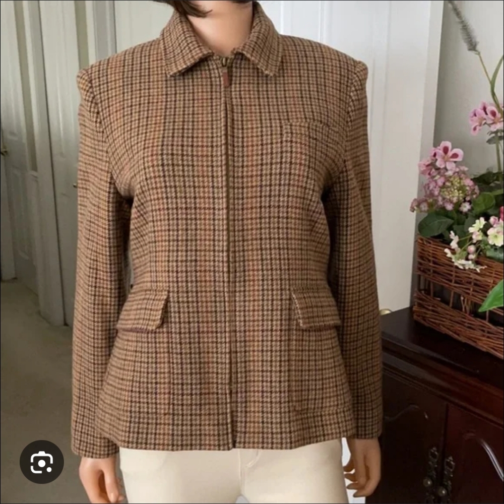 Ralph Lauren Checked Wool Jacket